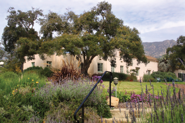 View of the mountains from the Ladera Campus