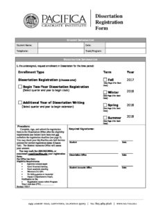 Phd dissertation forms
