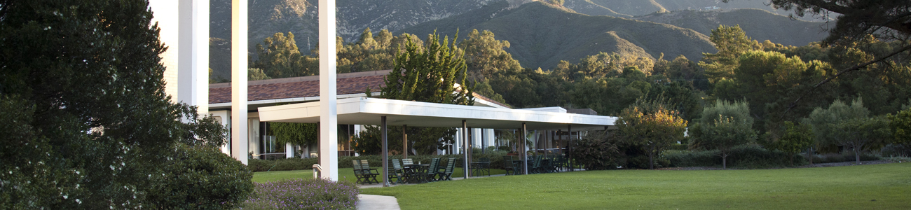 View of the mountains from the Ladera Campus 