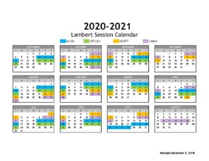 Ucsb Fall 2022 Calendar 2020-21 Lambert Session Calendar - Pacifica Graduate Institute