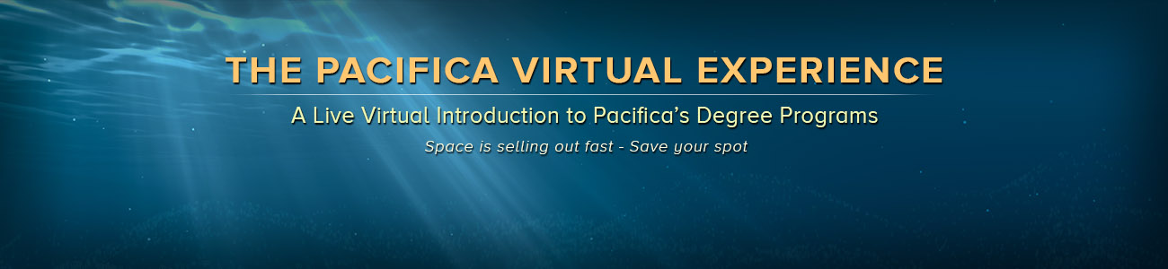 Pacifica Experience - Digital Blue Background with particles