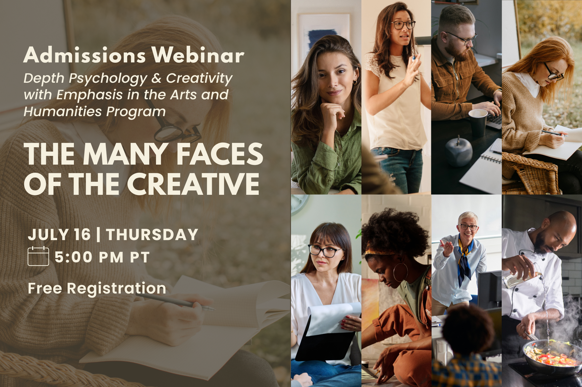 Ask an Advisor - Admissions Webinars - Pacifica Graduate Institute