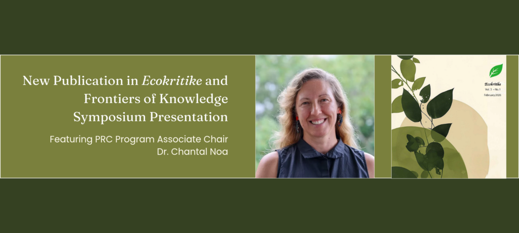 Congratulations to Dr. Chantal Noa on New Publication and Symposium Presentation